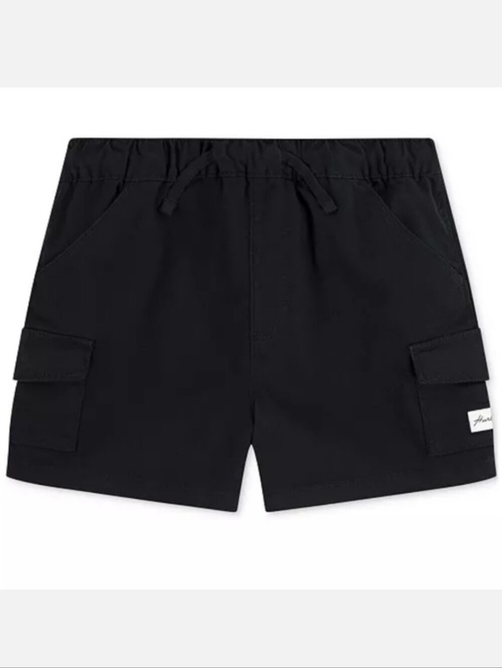 Hurley Girls Woven Black Cargo Shorts